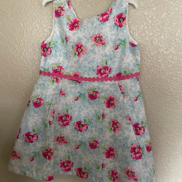 Janie and Jack Pink Blue Floral - Picture 2 of 3